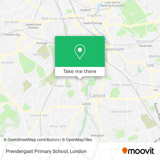 Prendergast Primary School map