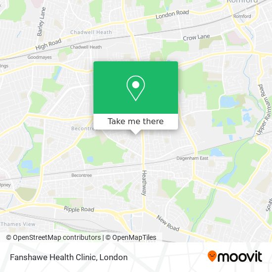 Fanshawe Health Clinic map