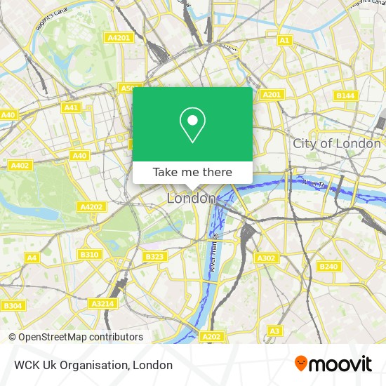 WCK Uk Organisation map