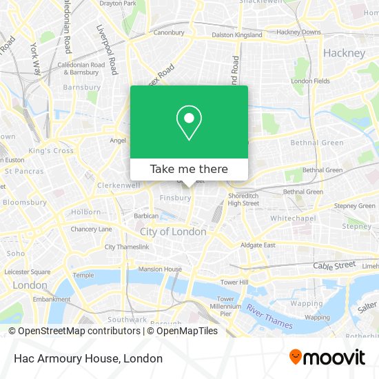 Hac Armoury House map