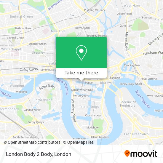 London Body 2 Body map