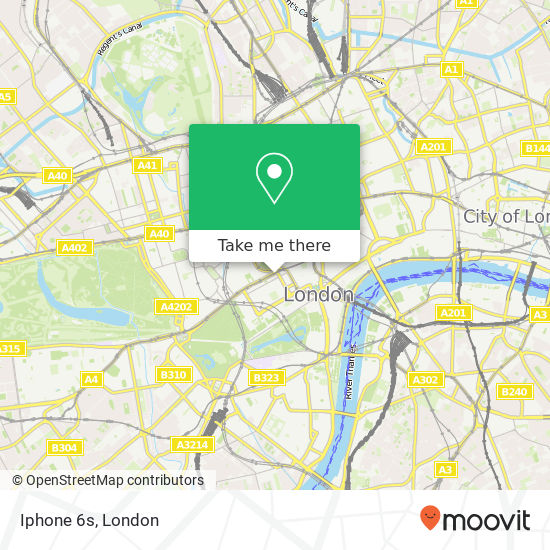 Iphone 6s, Piccadilly St James's London W1J 9 map