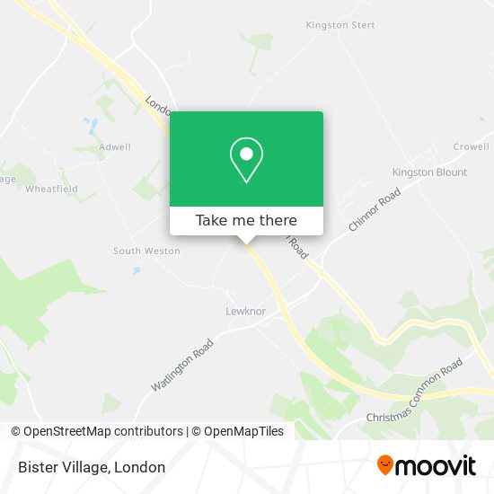 Bister Village map