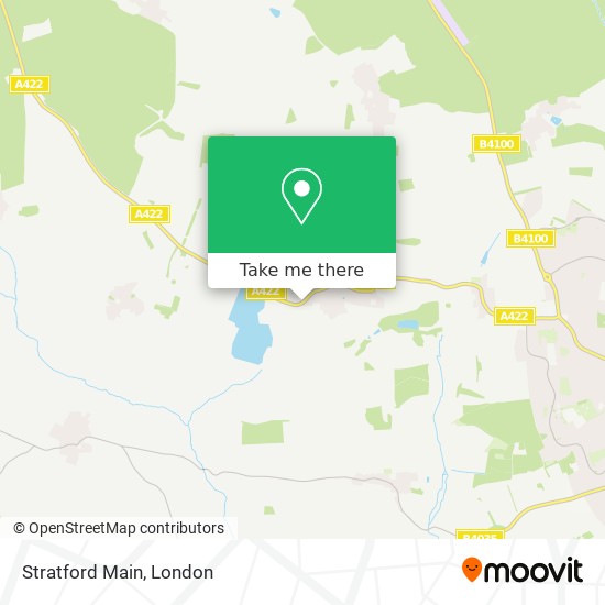 Stratford Main map