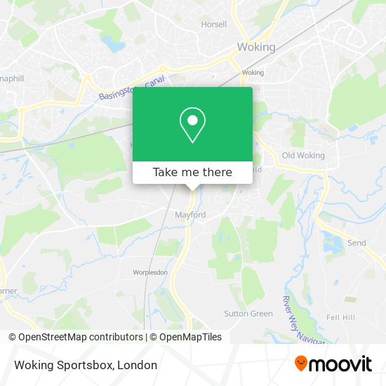 Woking Sportsbox map