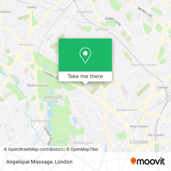 Angelique Massage map