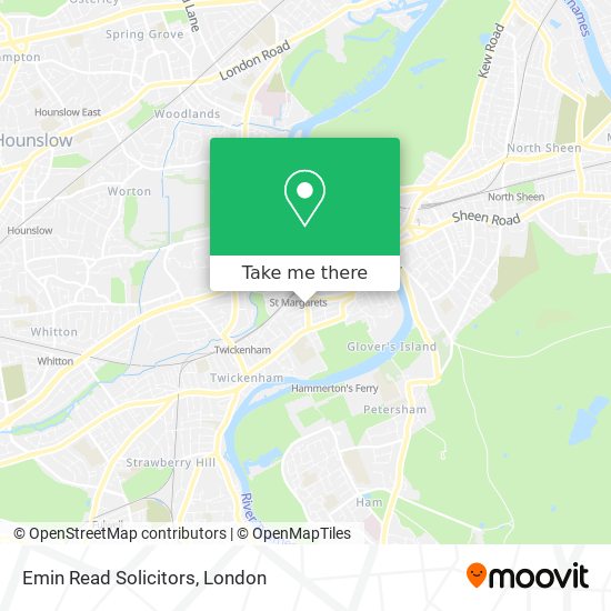 Emin Read Solicitors map