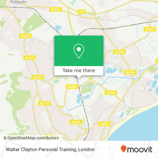 Walter Clayton Personal Training, Brampton Road Eastbourne Eastbourne BN22 9 map