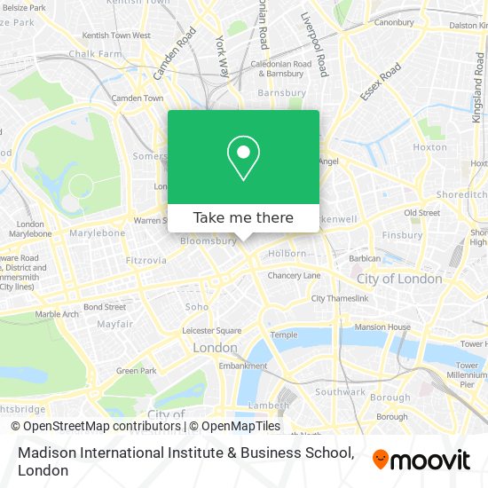 Madison International Institute & Business School map