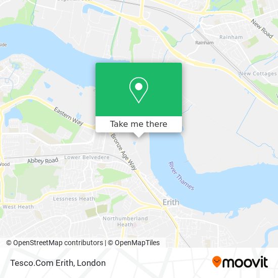 Tesco.Com Erith map