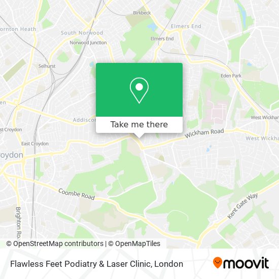 Flawless Feet Podiatry & Laser Clinic map