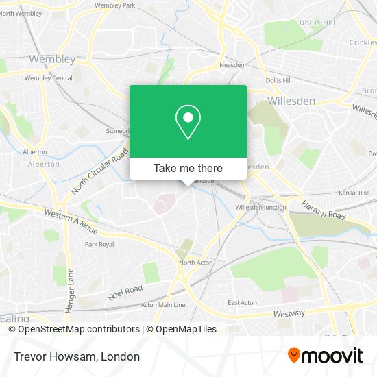 Trevor Howsam map