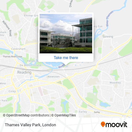 Thames Valley Park map