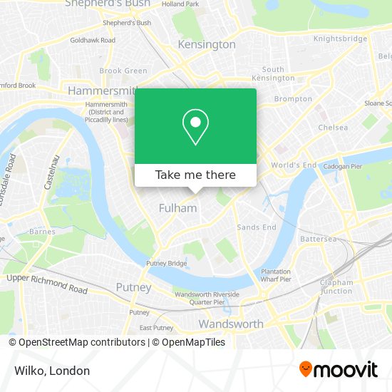 Wilko map