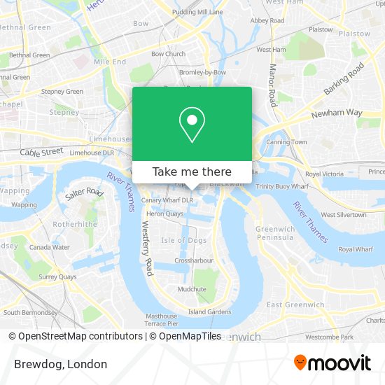 Brewdog map
