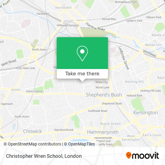 Christopher Wren School map