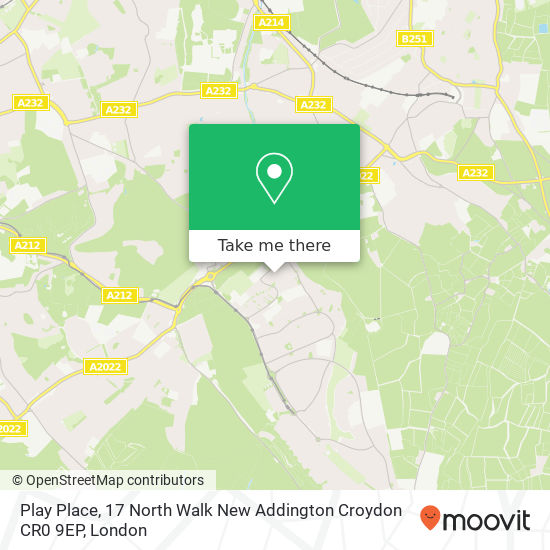 Play Place, 17 North Walk New Addington Croydon CR0 9EP map