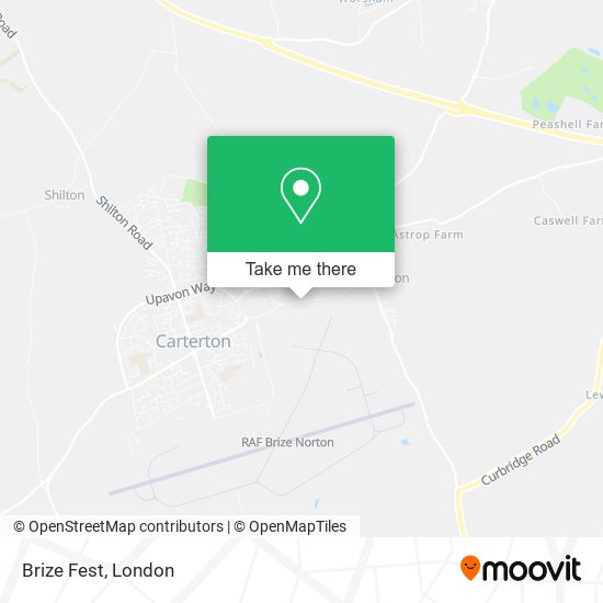 Brize Fest map