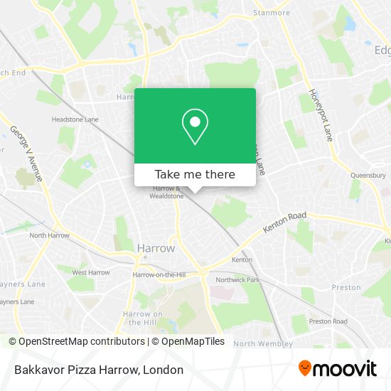Bakkavor Pizza Harrow map