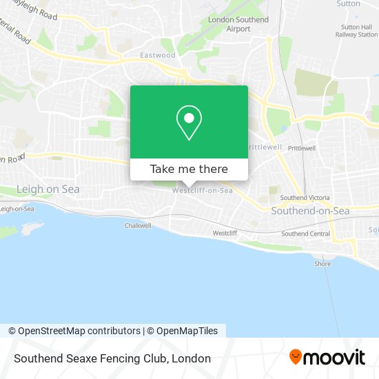 Southend Seaxe Fencing Club map