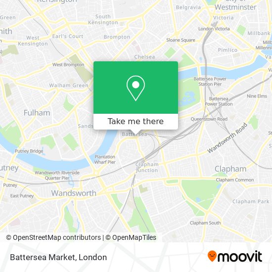 Battersea Market map