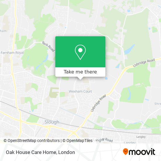 Oak House Care Home map