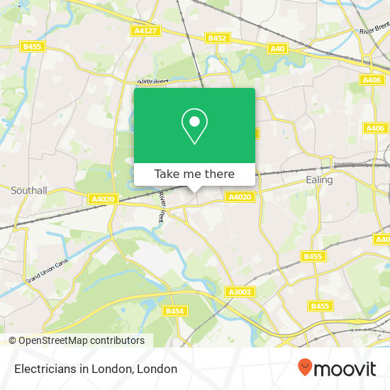 Electricians in London map