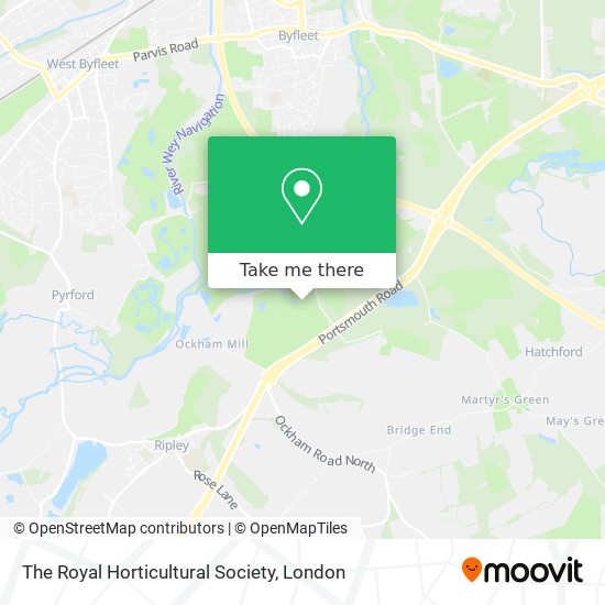 The Royal Horticultural Society map