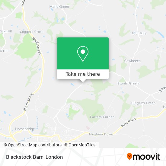 Blackstock Barn map