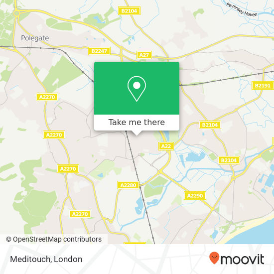 Meditouch, Kingston Road Eastbourne Eastbourne BN22 9 map