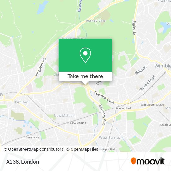 A238 map