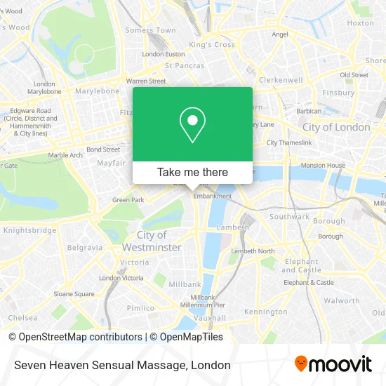 Seven Heaven Sensual Massage map
