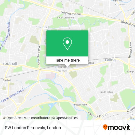 SW London Removals map