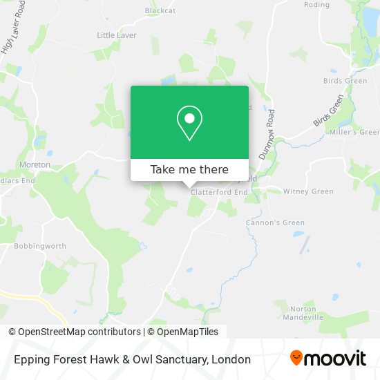 Epping Forest Hawk & Owl Sanctuary map