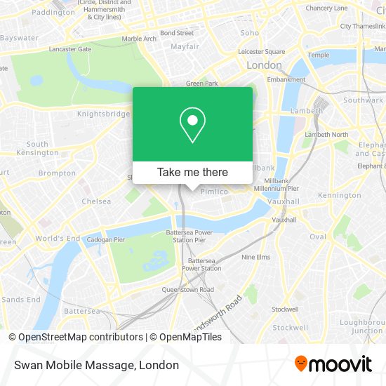 Swan Mobile Massage map