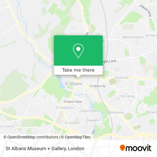 St Albans Museum + Gallery map