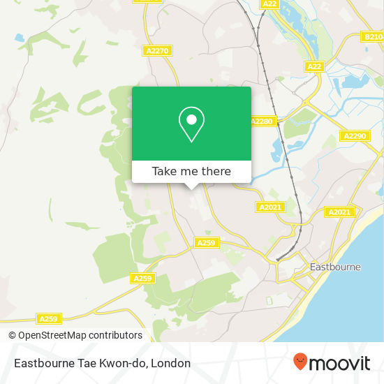 Eastbourne Tae Kwon-do, Eldon Road Eastbourne Eastbourne BN21 1 map