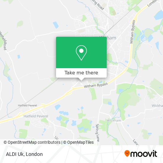 ALDI Uk map