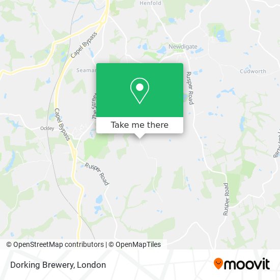 Dorking Brewery map