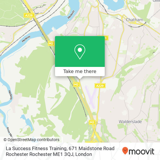 La Success Fitness Training, 671 Maidstone Road Rochester Rochester ME1 3QJ map