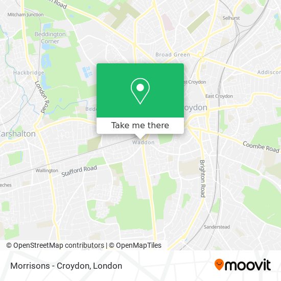 Morrisons - Croydon map