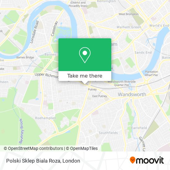 Polski Sklep Biala Roza map