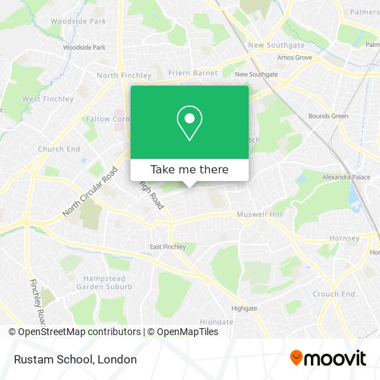 Rustam School map