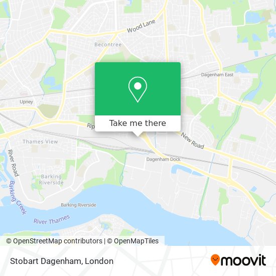 Stobart Dagenham map
