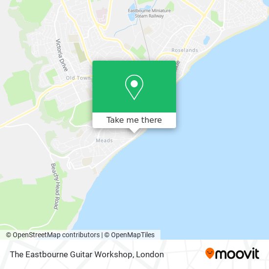 The Eastbourne Guitar Workshop map