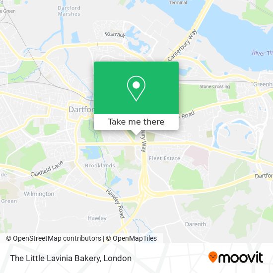 The Little Lavinia Bakery map