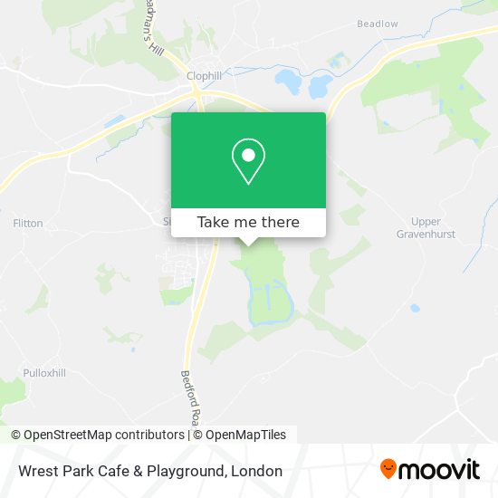 Wrest Park Cafe & Playground map