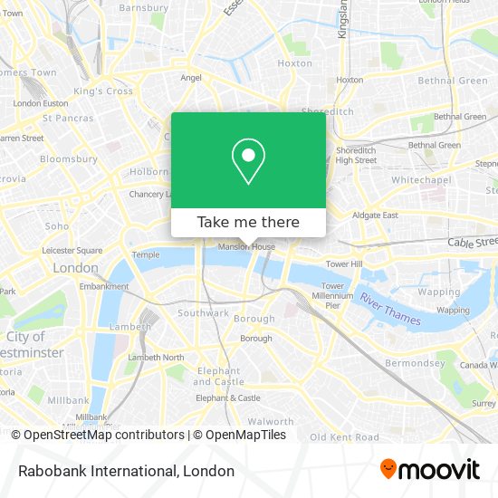 Rabobank International map