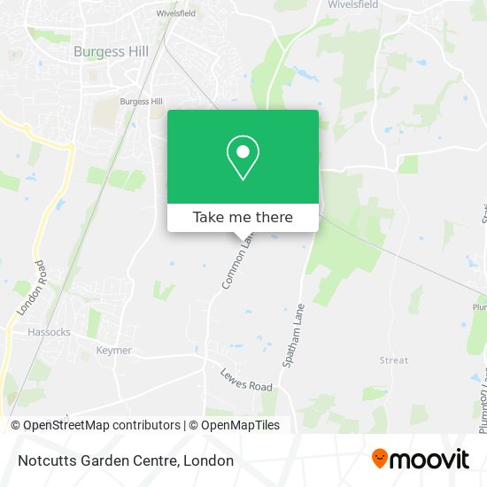 Notcutts Garden Centre map