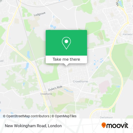 New Wokingham Road map